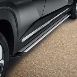 Hyundai Side steps, rugged, with black accent