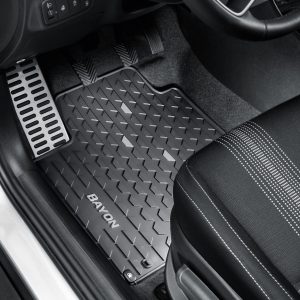 Hyundai Floor mats, all weather, with grey accent, RHD